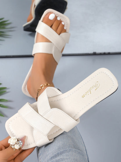 Lydia – Women's Summer Square Toe Fashion Slippers