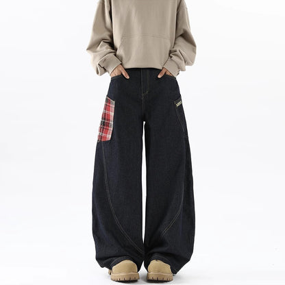 Kelvin – Retro Cargo Jeans with Large Pockets