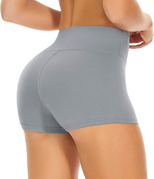 Alison – Trendy Vegan Silk High Waist Shorts