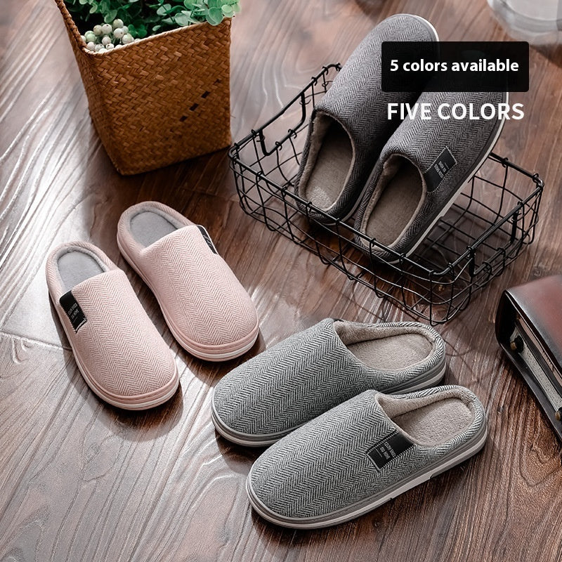 Eddie – Cozy Men's Vegan Slippers with Thick Non-slip Sole