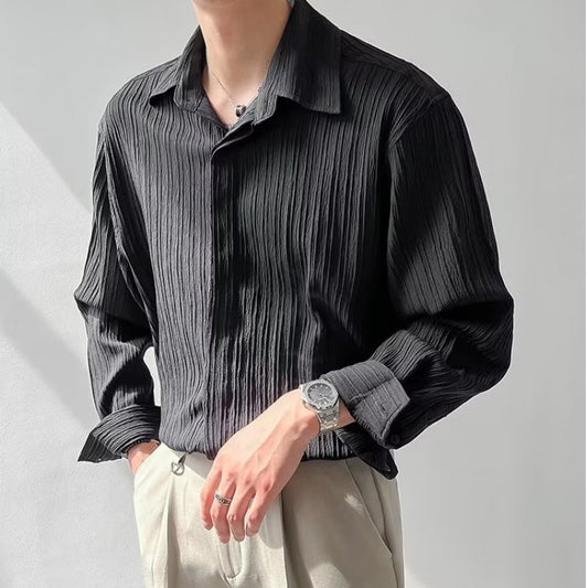 Norman – Men's Loose Long Sleeve Shirt