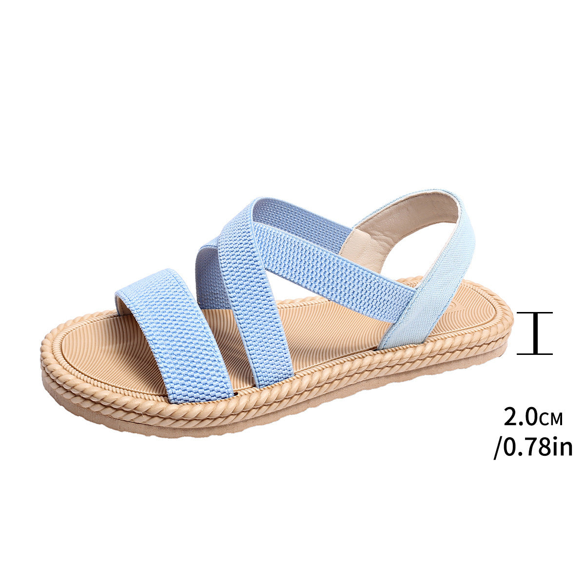 Margaret – Women's Elastic Band Roman Sandals