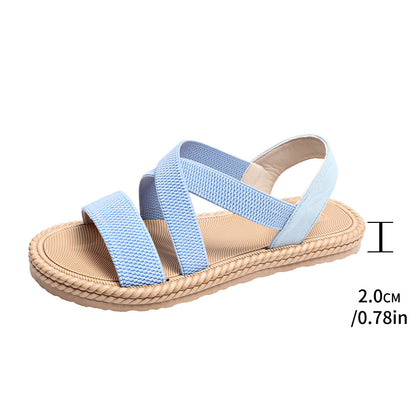 Margaret – Women's Elastic Band Roman Sandals
