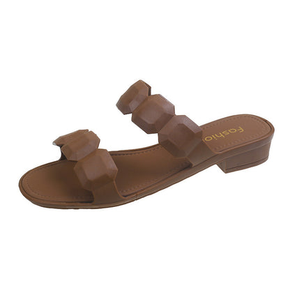 Patricia – Simple Square Toe Sandals