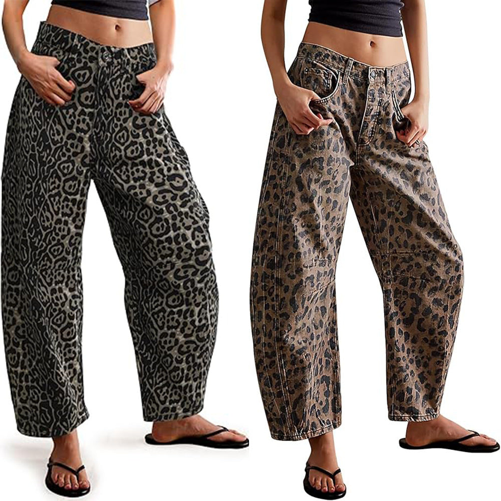 Ruby – Casual Loose Mid Waist Jeans
