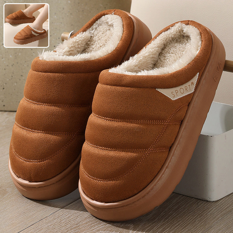 Barbara – Cozy Vegan Suede Indoor Slippers