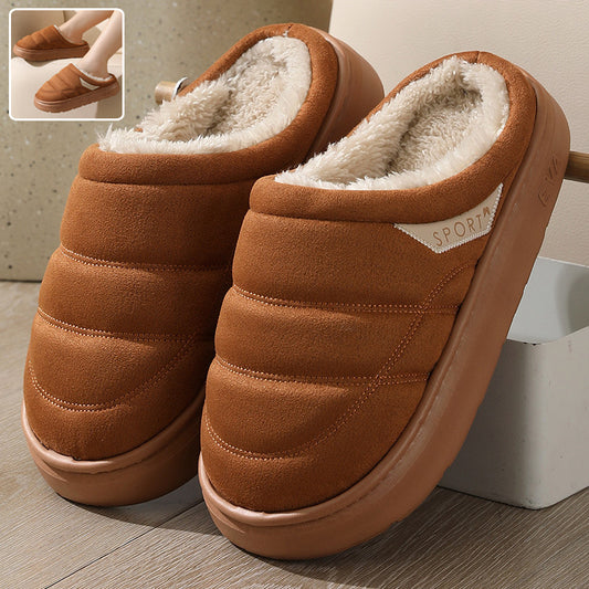 Barbara – Cozy Vegan Suede Indoor Slippers