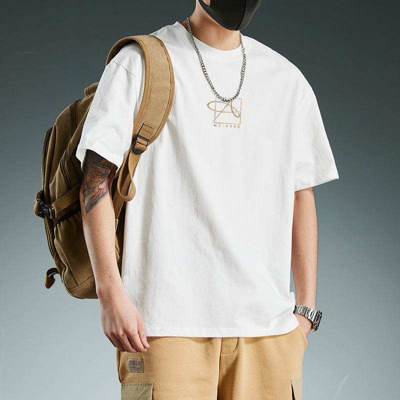 Malcolm – Loose Cotton Short Sleeve Top