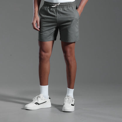 Tristan – Casual Vegan Linen-Blend Shorts