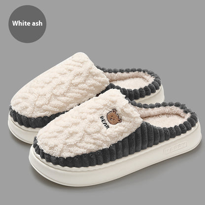 Carol – Cozy Bear Plush Slippers