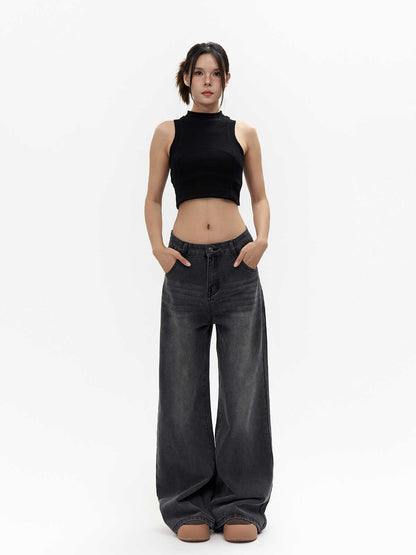 Janet – Wide Leg High Waist Jeans