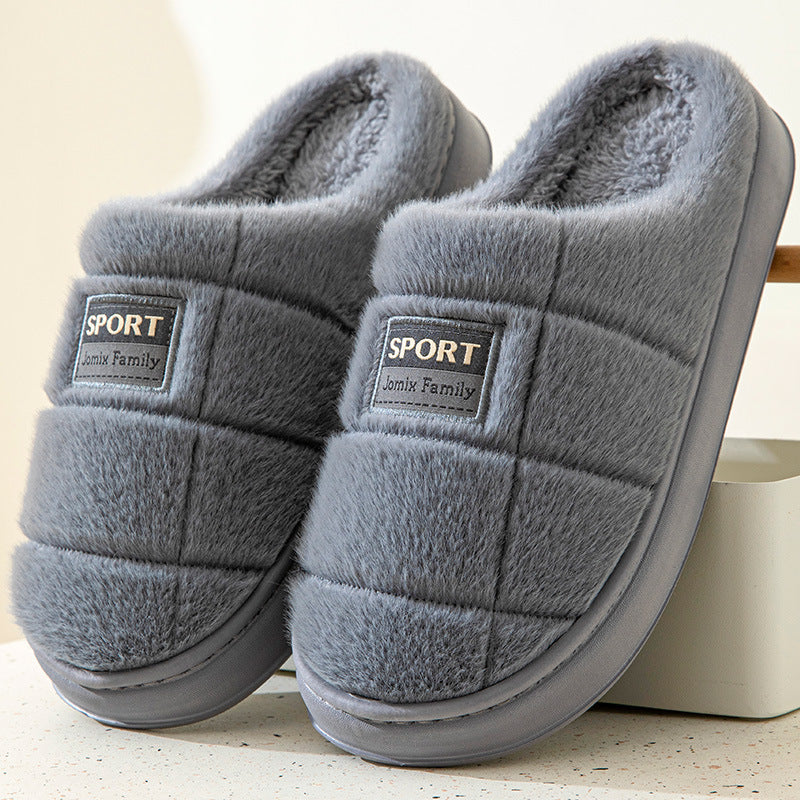 Michael – Men's Warm Plaid Indoor Slippers