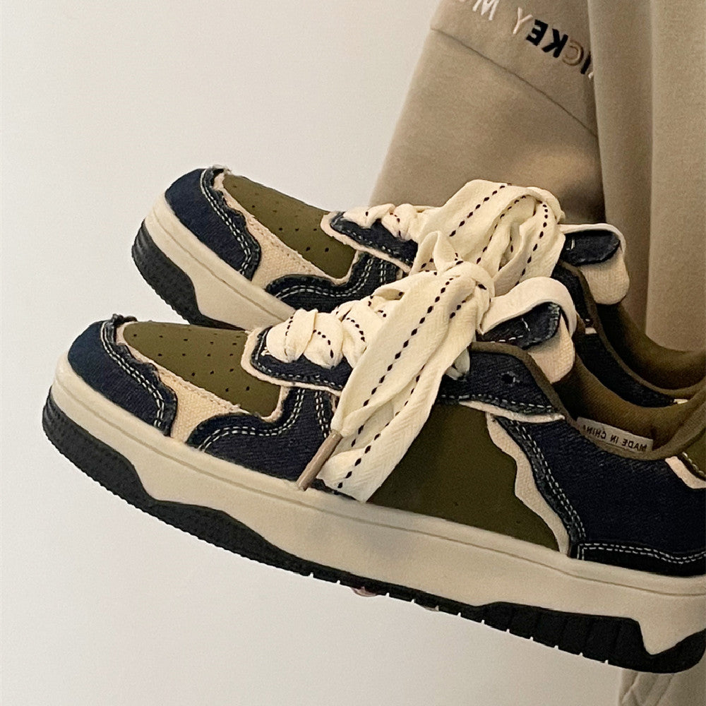 Matthew – Men's Casual Denim Blue Sneakers