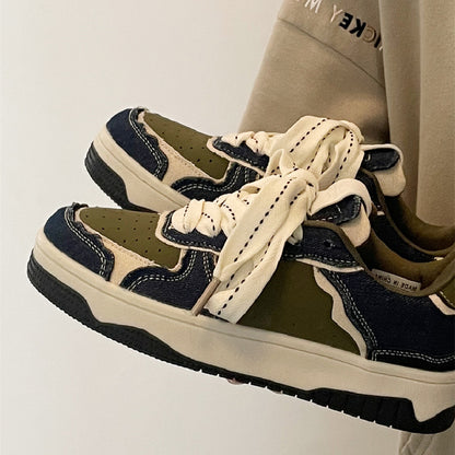 Matthew – Men's Casual Denim Blue Sneakers