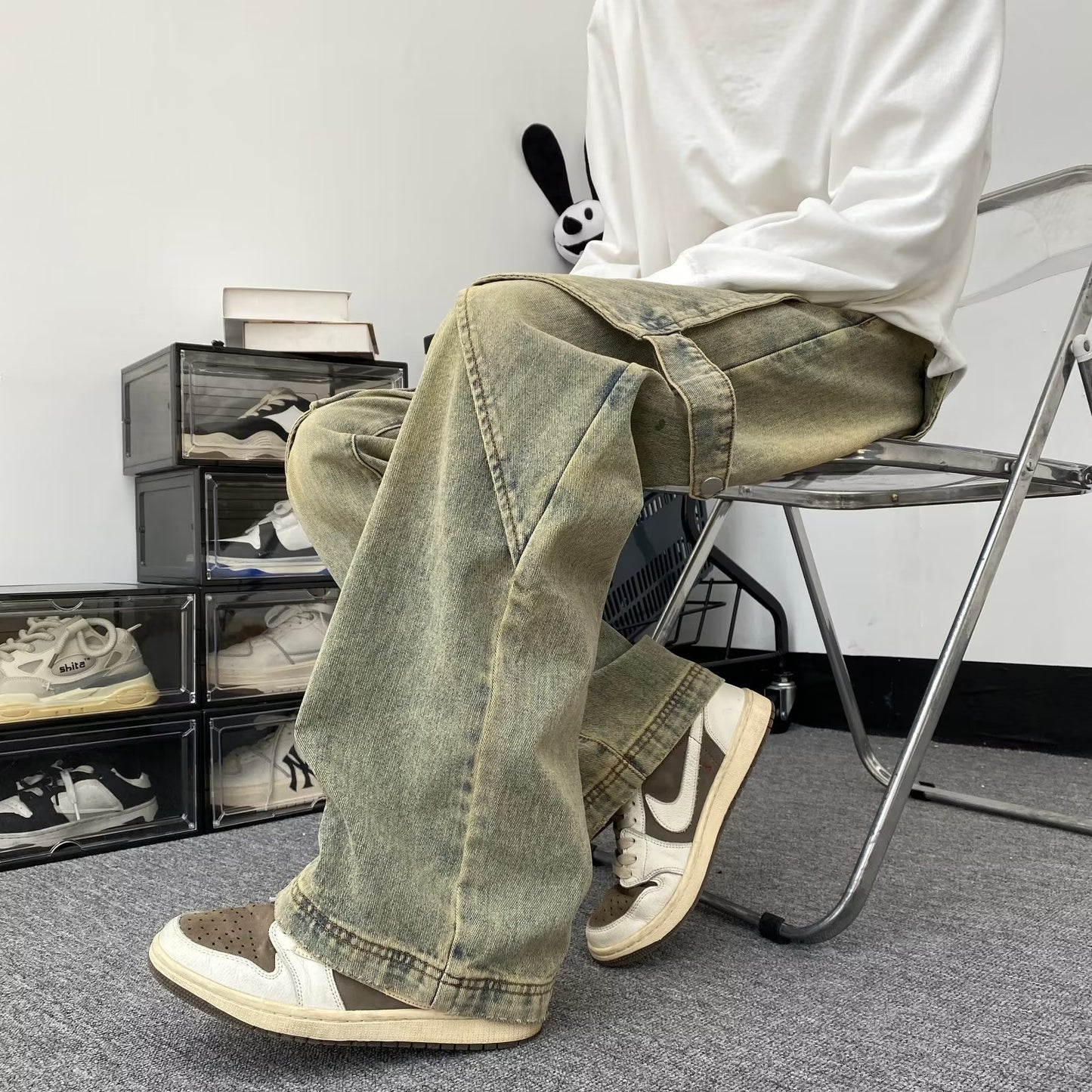 Jeremy – Men's Retro Wide Leg Jeans