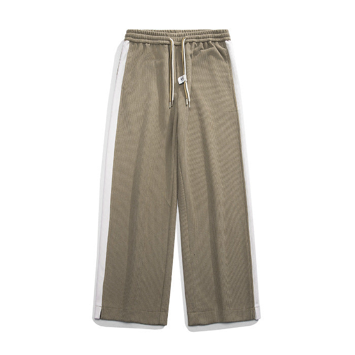 Bruce – Corduroy Retro Straight-Leg Pants