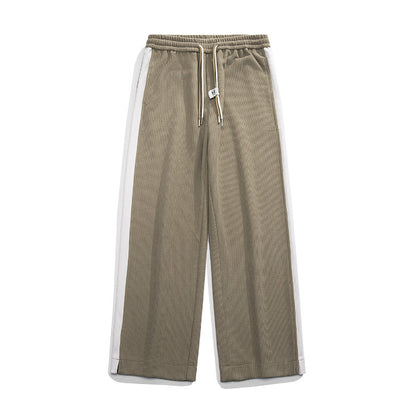 Bruce – Corduroy Retro Straight-Leg Pants