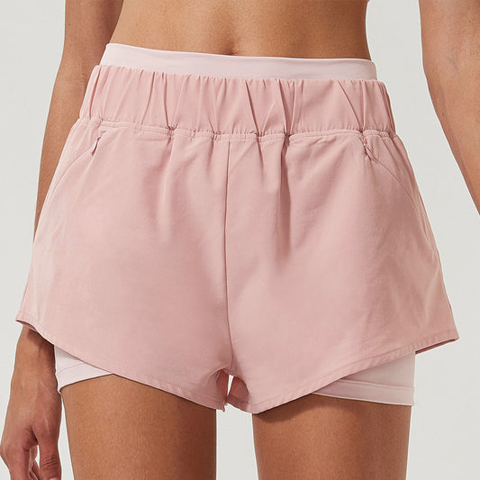 Pamela – Loose Woven Yoga Shorts