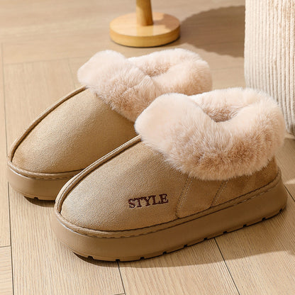 Shannon – Cozy Vegan Suede Snow Boots