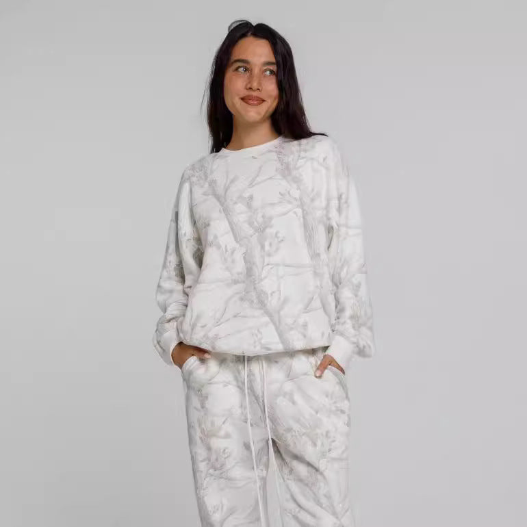 Holly – Camouflage Hoodie Sweatshirt Set