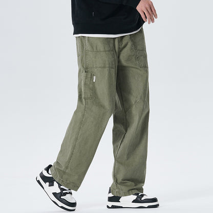 Roger – Loose Casual Cargo Pants with Multi-Pockets