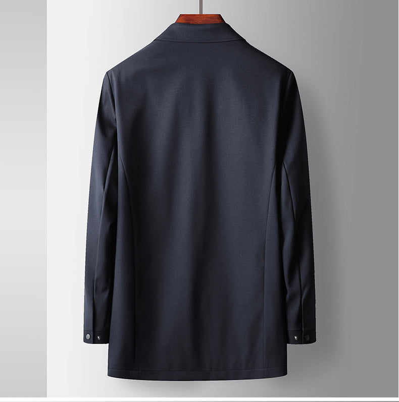 Christopher – Men's Polo Collar Zipper Casual Jacket