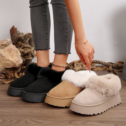Linda – Women's Winter Vegan Suede Indoor Boots