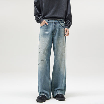 Anthony – American-Style Washed Loose Jeans