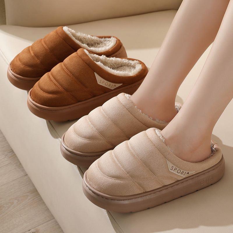Barbara – Cozy Vegan Suede Indoor Slippers