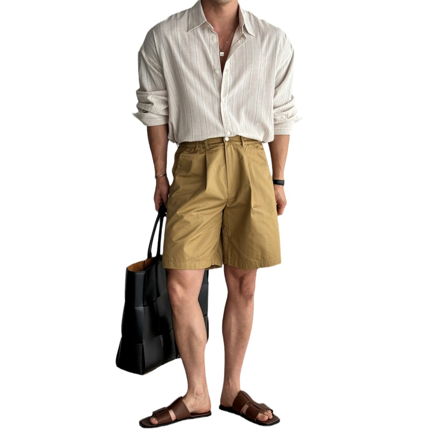 Tony – Striped Non-Iron Long-Sleeved Shirt