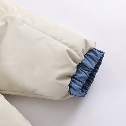 Austin – Color Contrast Patchwork Winter Jacket