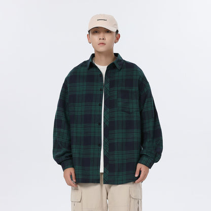 Stewart – Men's Casual Plaid Shirt Jacket