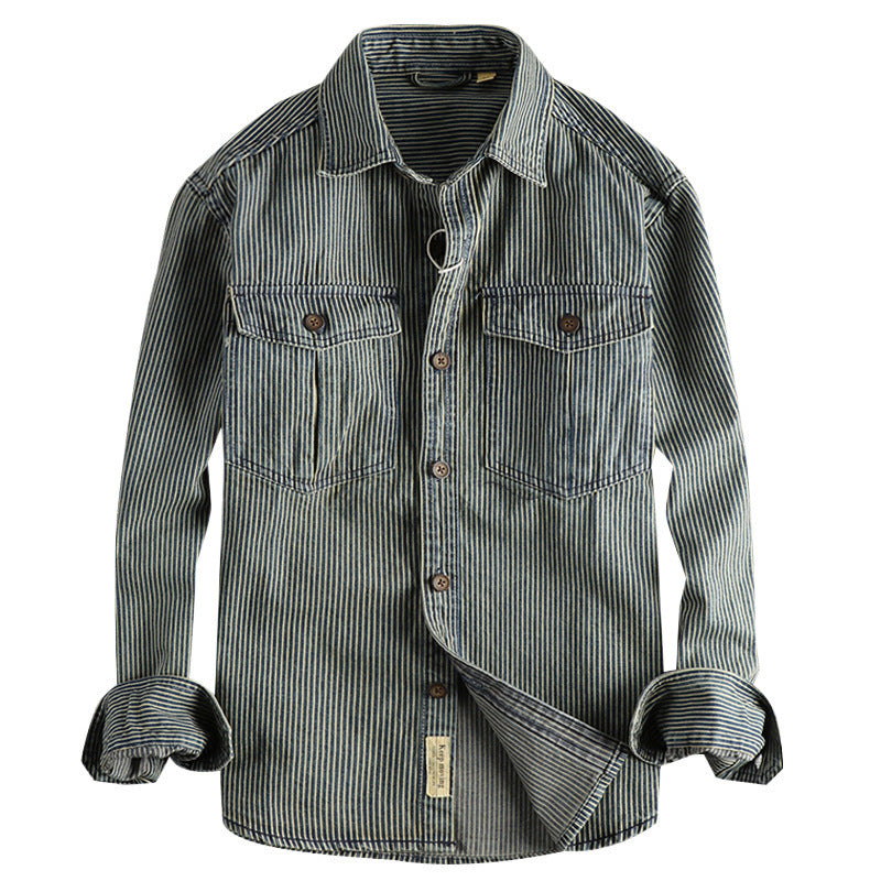 Allan – Washed Vintage Denim Shirt