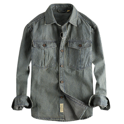 Allan – Washed Vintage Denim Shirt