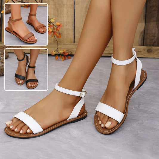 Kathleen – Women's Simple Buckle Sandals