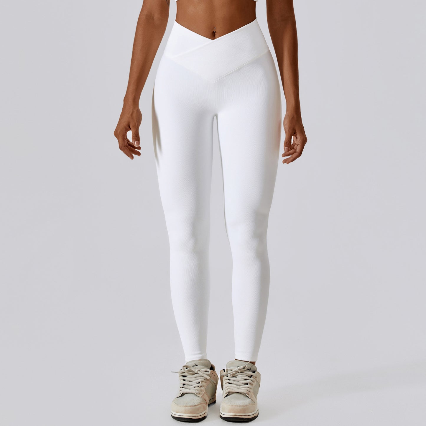 Mary – High Waist Yoga Pants with Tight Thread