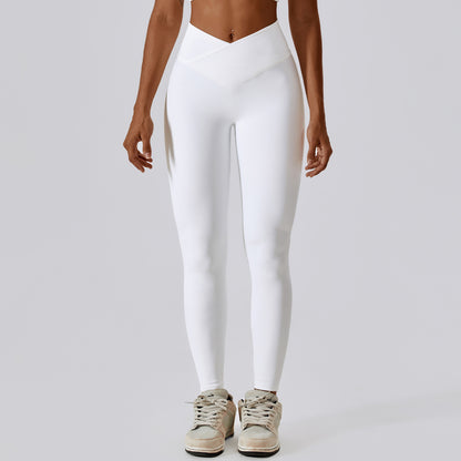 Mary – High Waist Yoga Pants with Tight Thread
