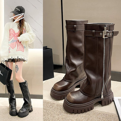 Susan – Western Style High Heel Boots