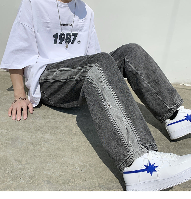Adam – Men's Wide Leg Summer Trousers