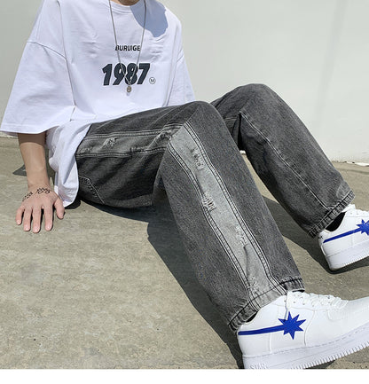Adam – Men's Wide Leg Summer Trousers