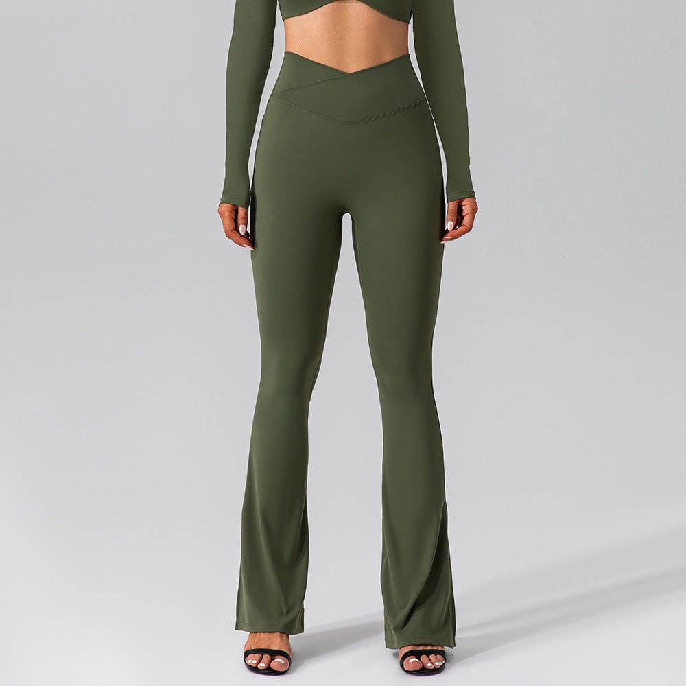 Ruth – Stretch Yoga Bell-Bottom Pants