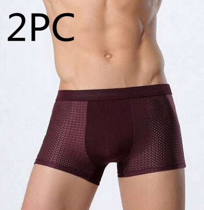 Bradley – Men's Mesh Boxer in Ice Silk