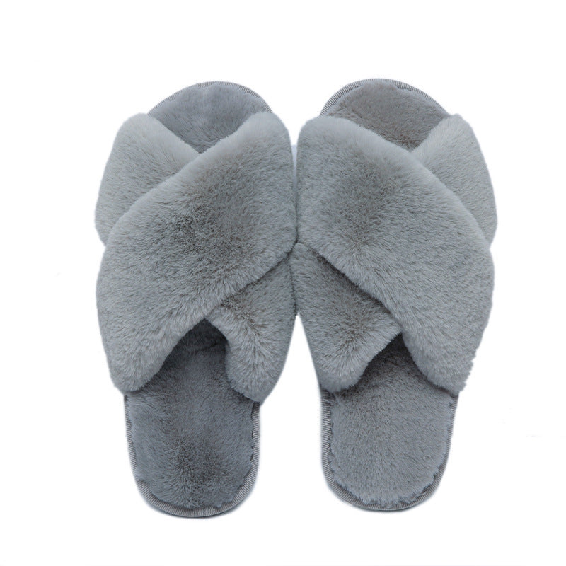 Ann – Warm Plush Home Slippers