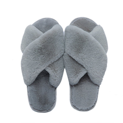Ann – Warm Plush Home Slippers