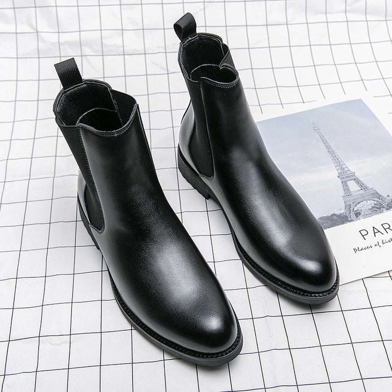 Rory – Men's Trendy High Top Vegan Leather Shoes