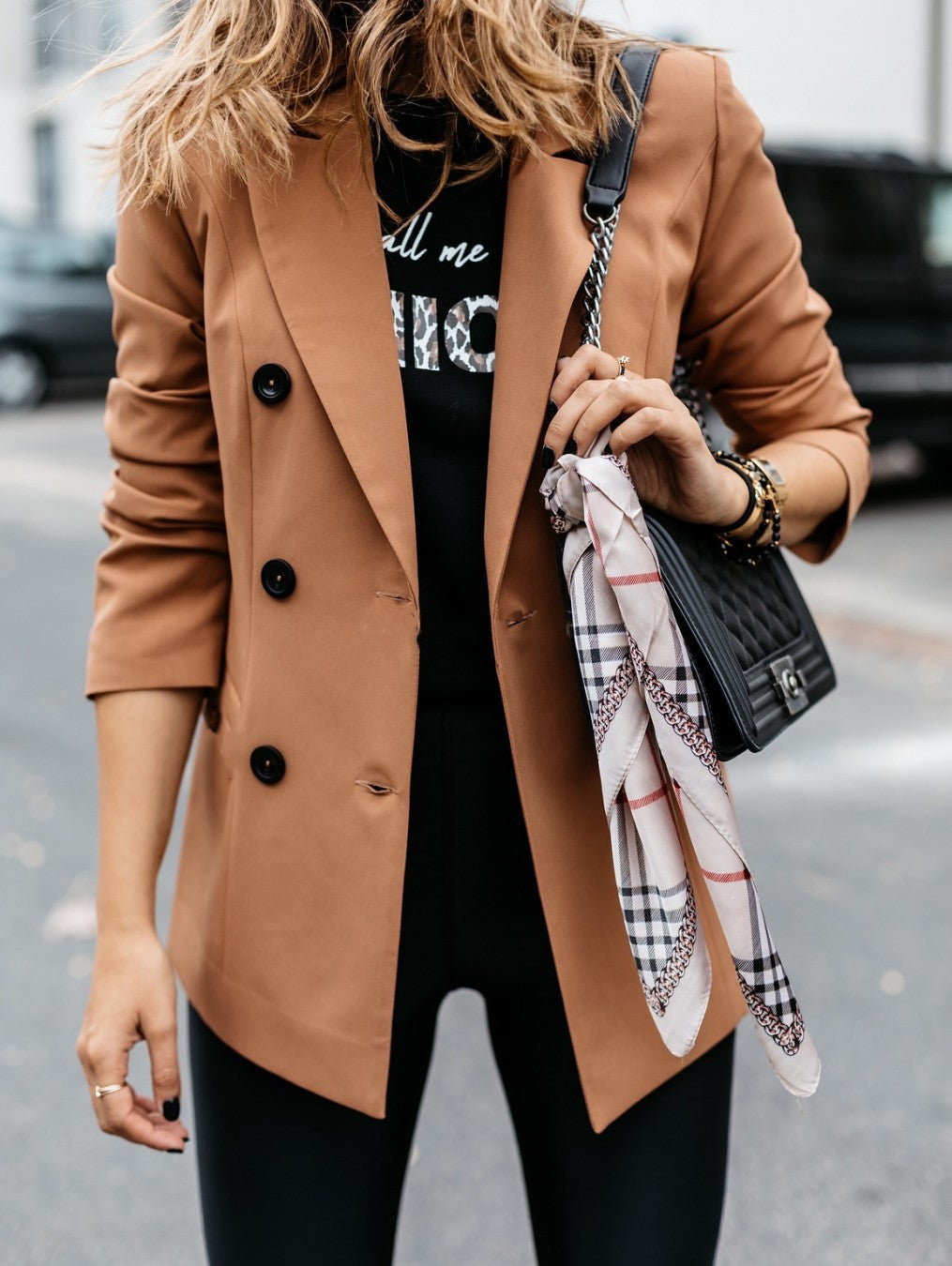 Christian – Double-Breasted Blazer with Classic Buttons