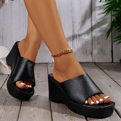 Sandra – Plus Size Women's Platform Sandals