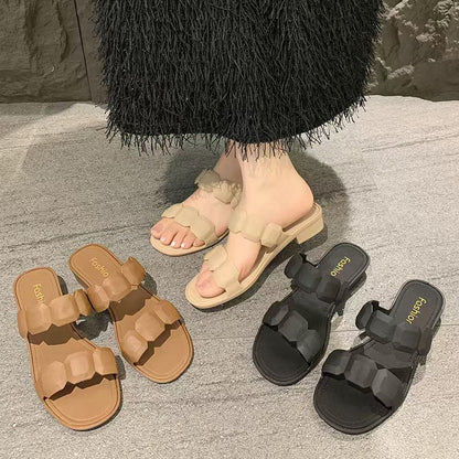 Patricia – Simple Square Toe Sandals
