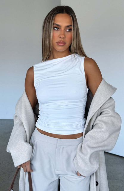 Clara – Sleeveless Sexy Slim Pullover