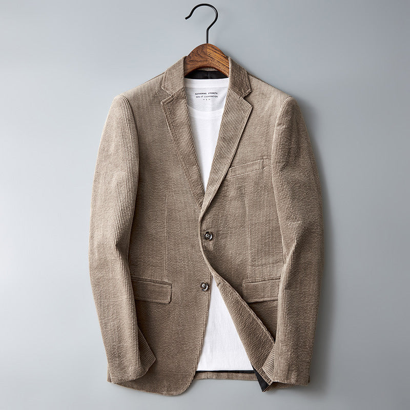 Marc – Slim Corduroy Suit for Autumn